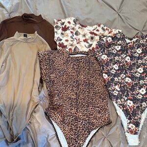 Set of 5 NEW Fall themed Bodysuits